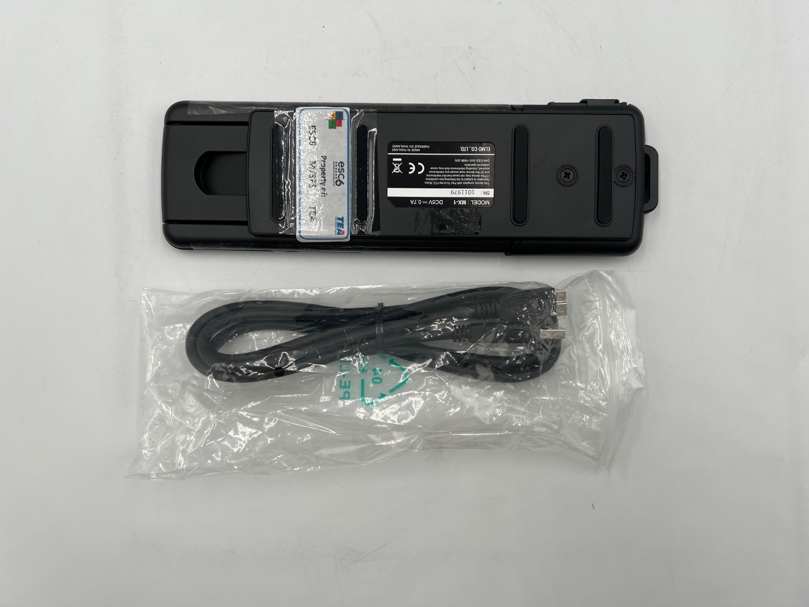 Elmo MX-1 Visual Presenter 4K Document Camera Fold Flat With USB Cable