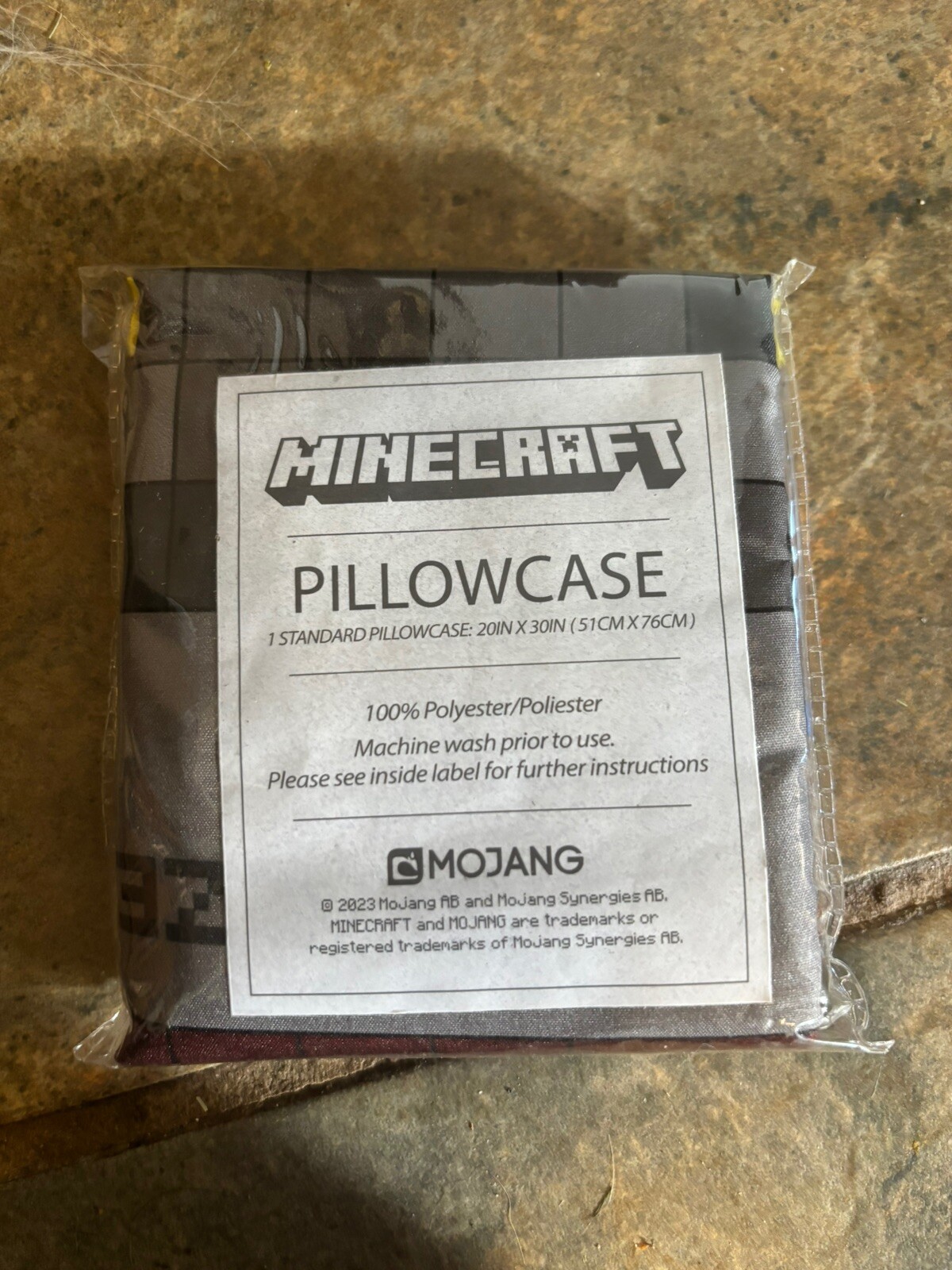 mojang minecraft Pillowcase