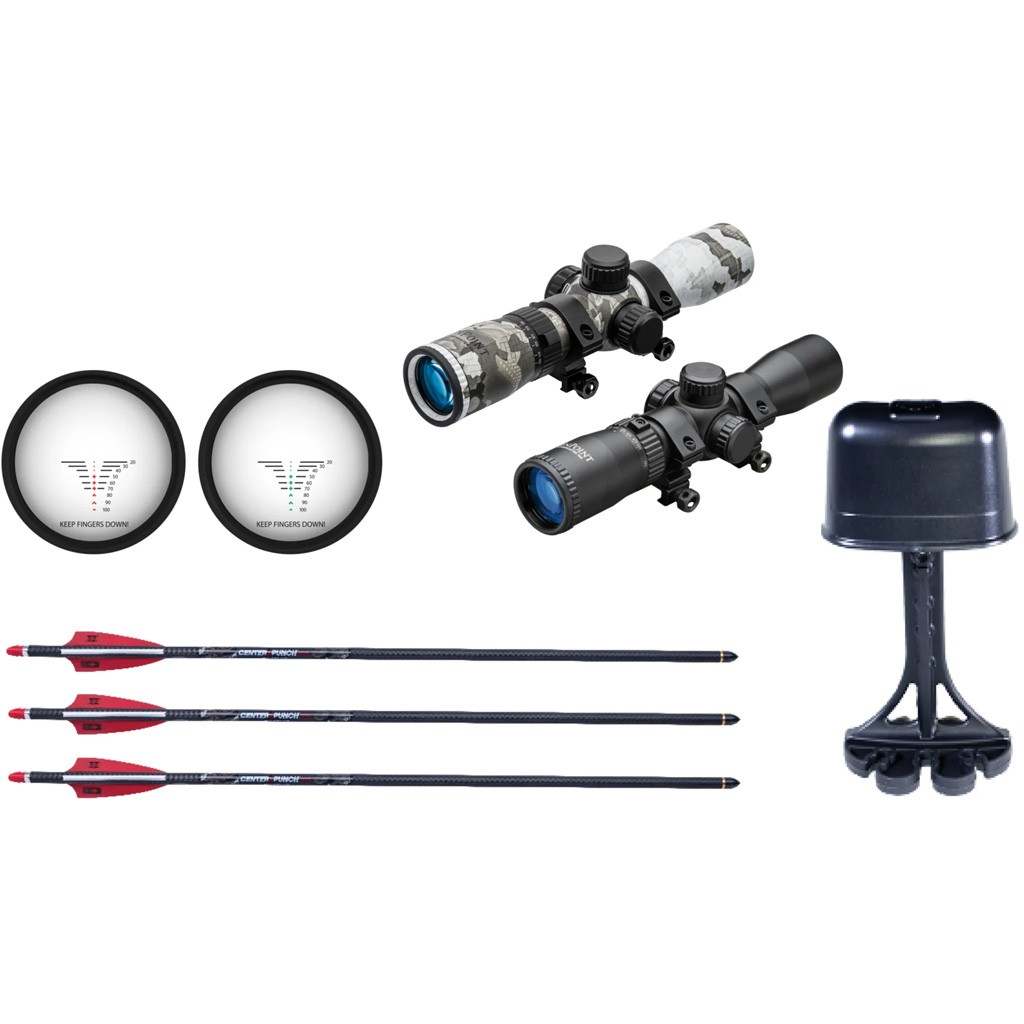 TenPoint TX 28 Crossbow Package ACUslide MAXX Rangemaster 100 Scope Moss Green