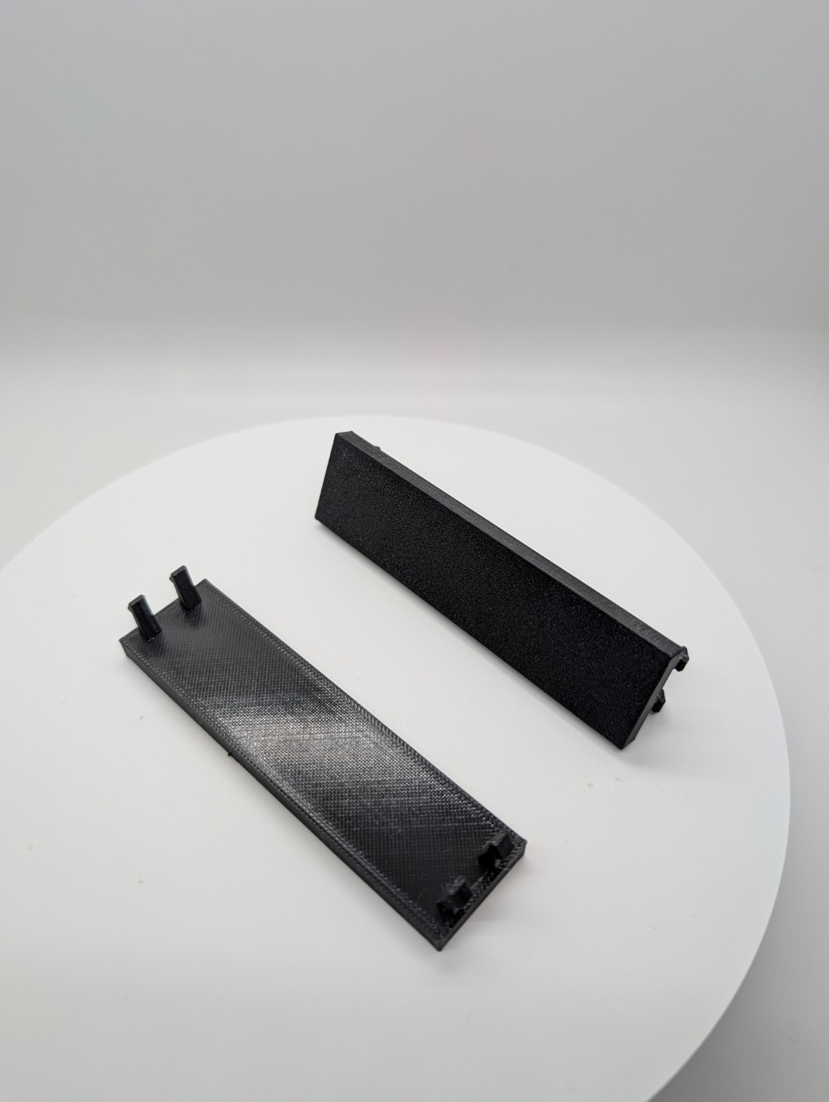 2x - 3.5 inch disk drive bay cover Solid  black replacement