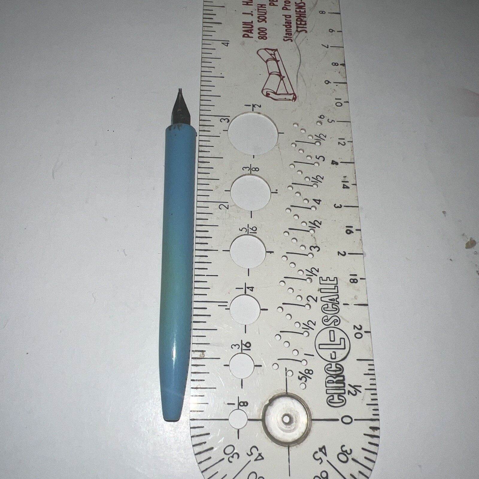 Signature #3 Baby Blue Caligraphy pen