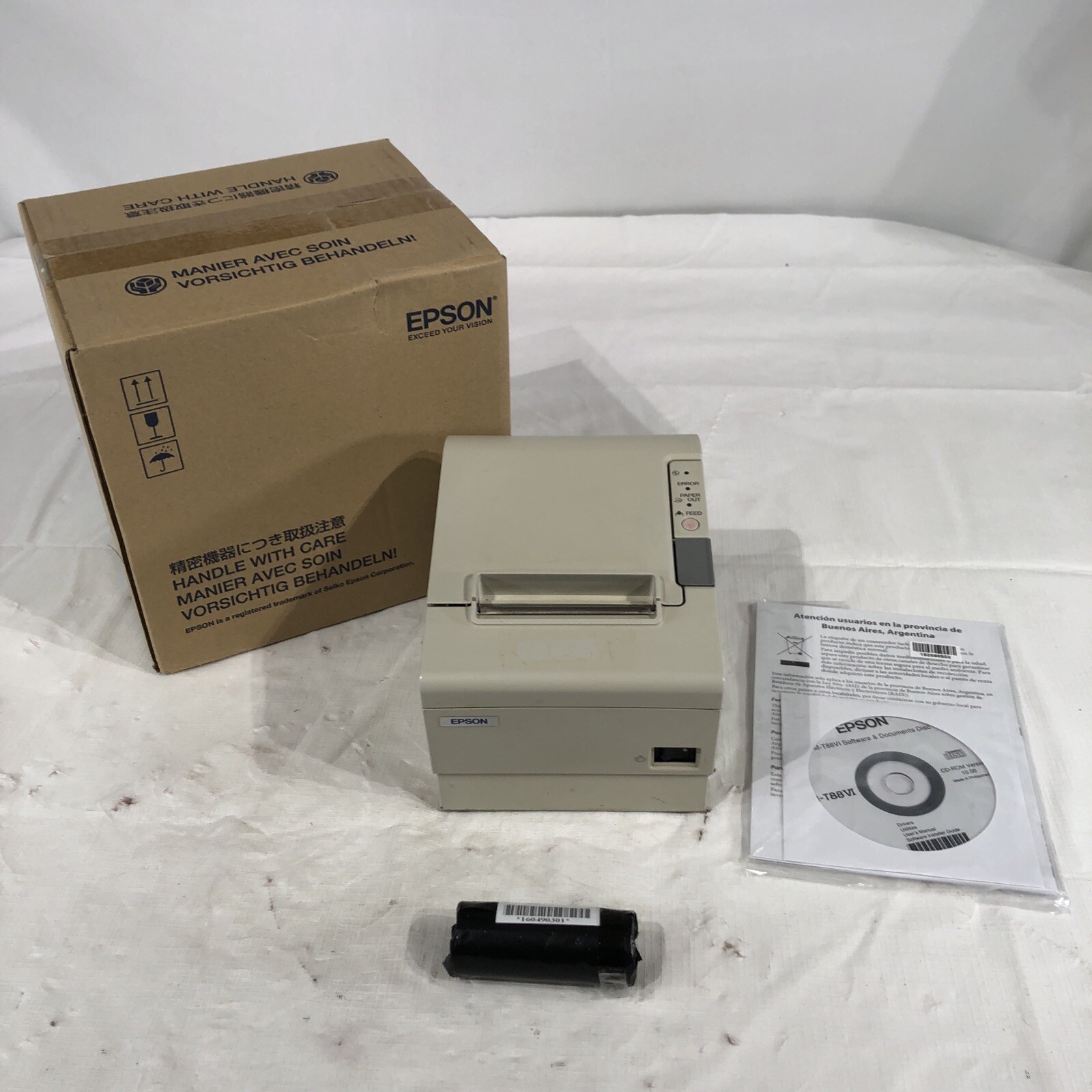 MICROS EPSON TM-T88IV M129H POS RECEIPT PRINTER M179A IDN INTERFACE