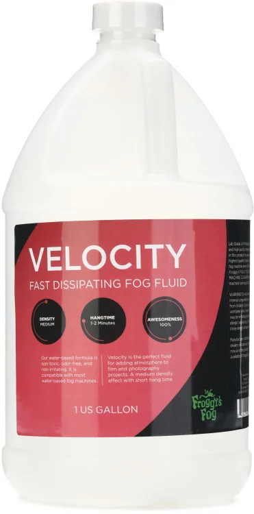 Froggy's Fog Velocity Water Fog Juice - 1 Gallon