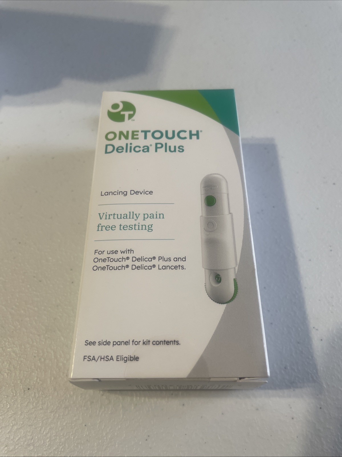 OneTouch Delica Plus Lancing Device with 10 Lancets Exp 2029
