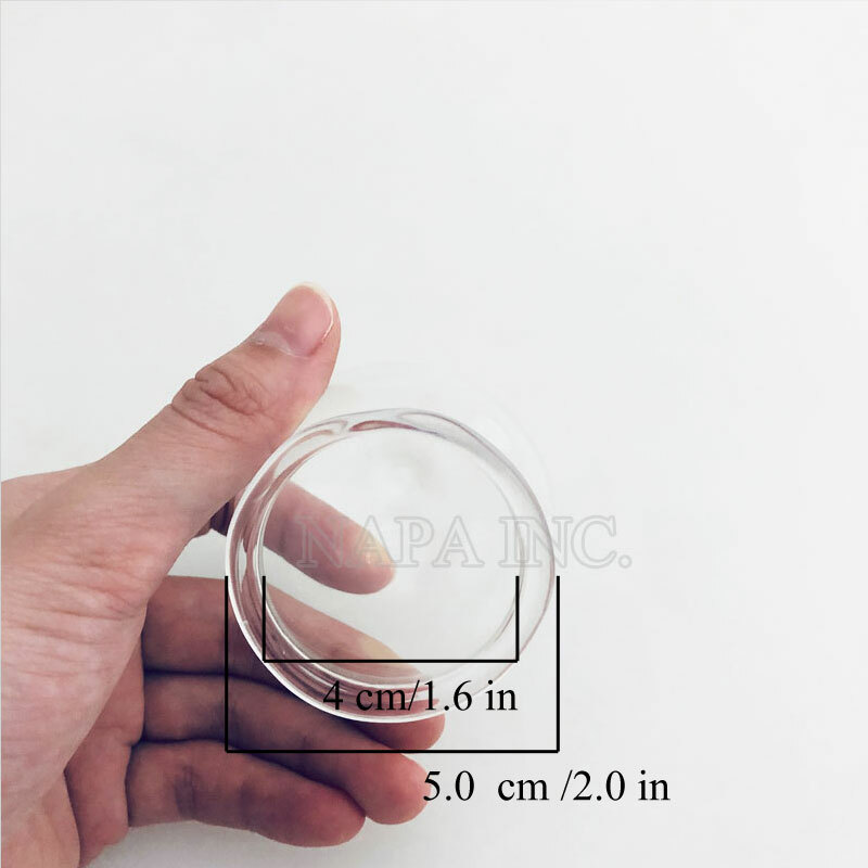 2PCS 5cm Glass Cupping Cups Replacement Cups For Vacuum Therapy Cupping Machine