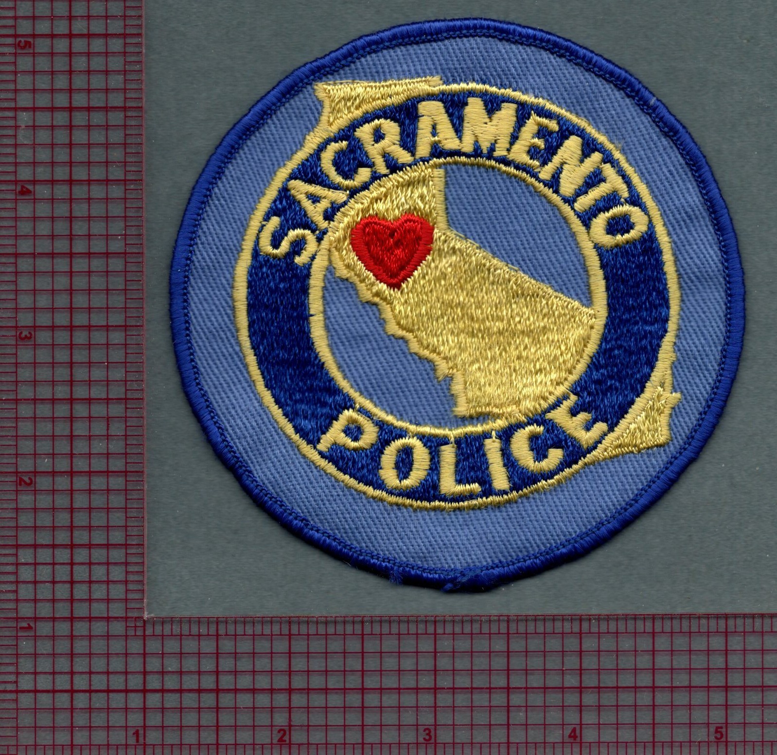 Sacramento California Police Patch