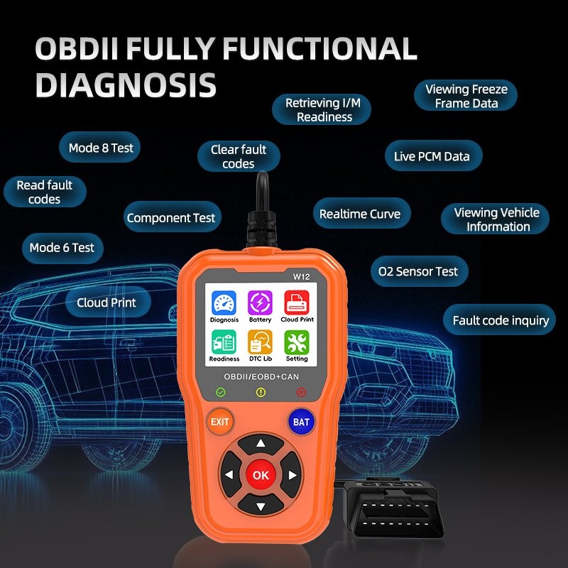 FISONA OBD2 Scanner Car Engine Fault Code Reader Diagnostic Scan Tool