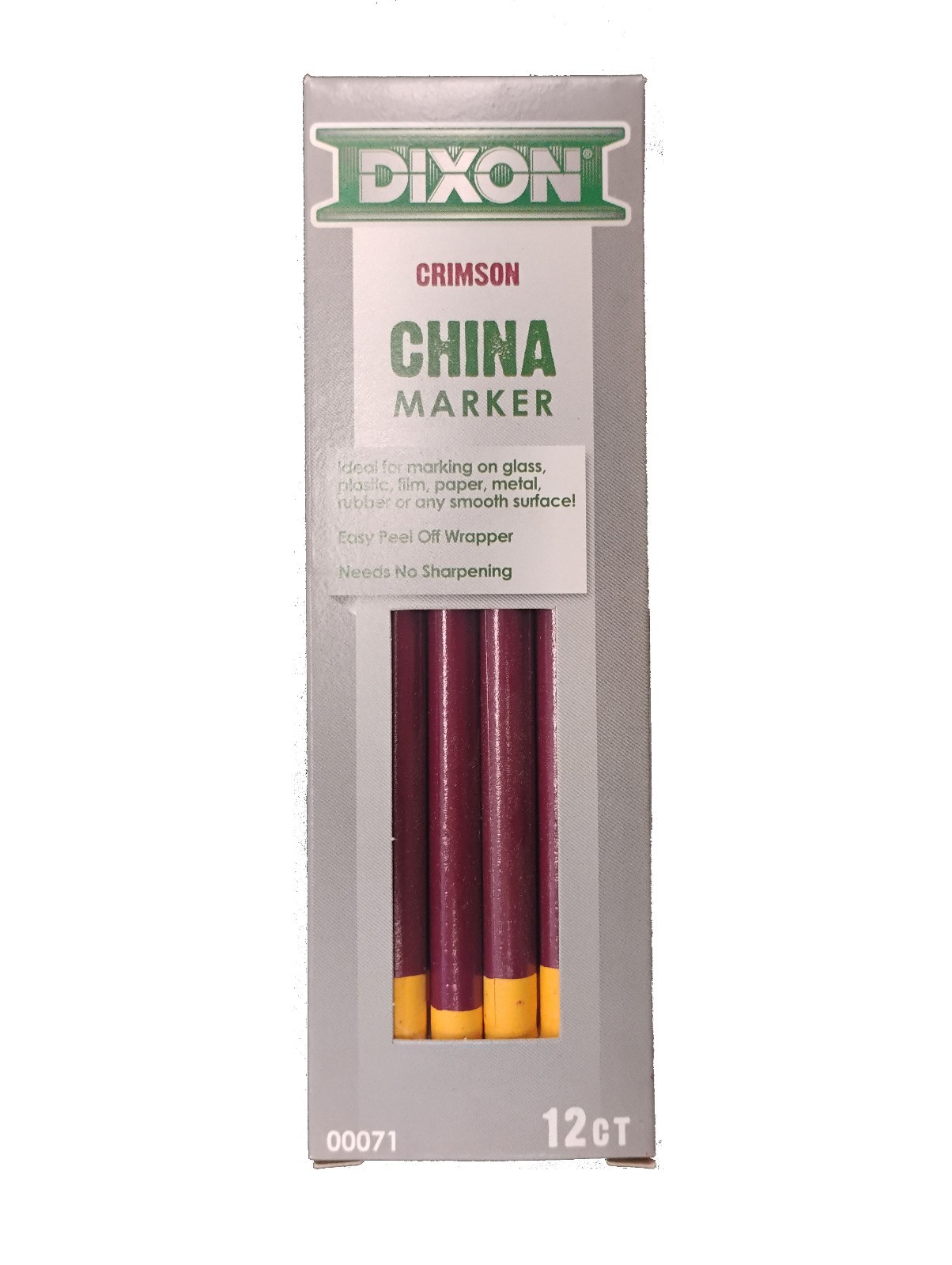 Crimson China Markers – 12 Pack
