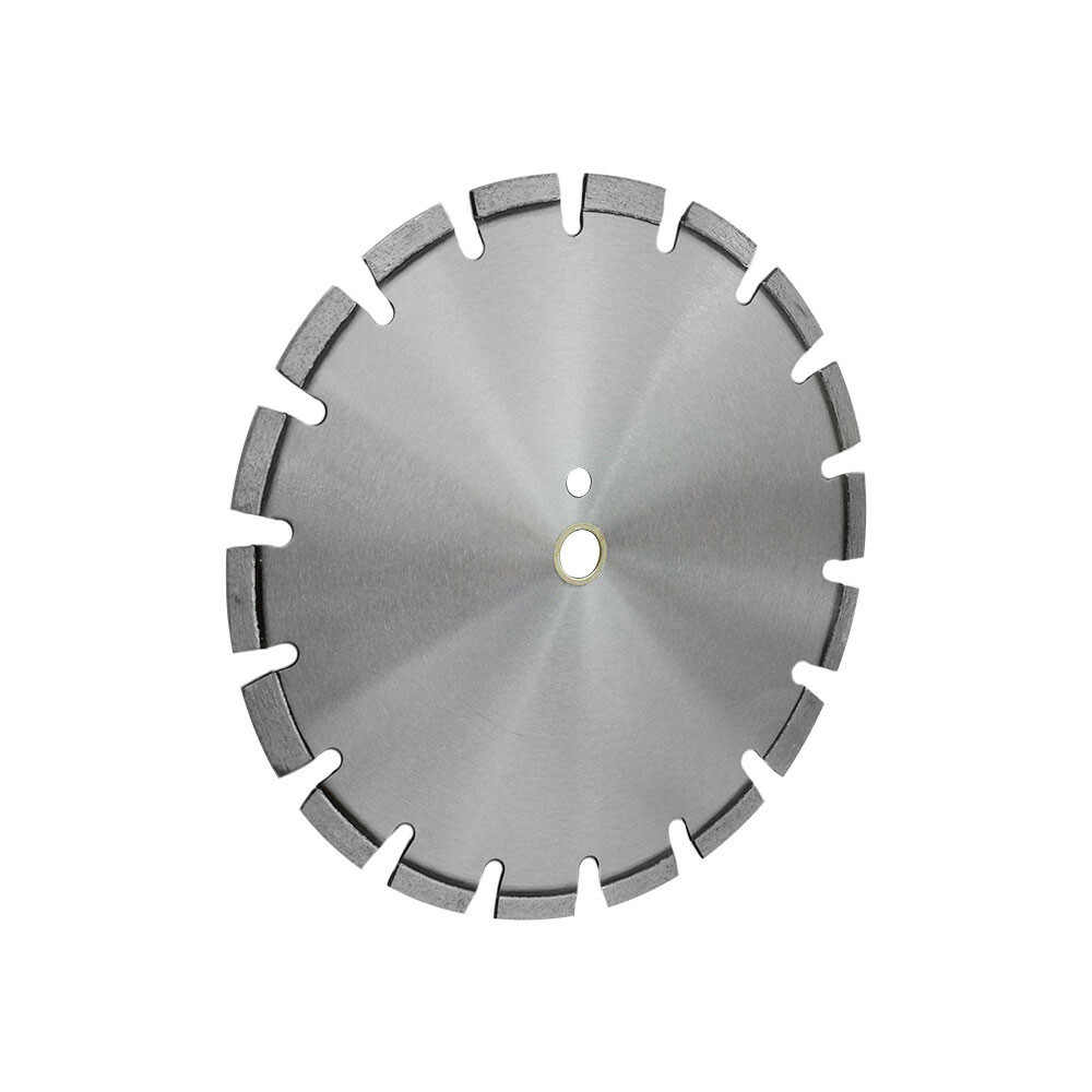 Diamond Saw Blade 14'' Segmented Cutting Asphalt Green Concrete Arbor 1'' - 20mm