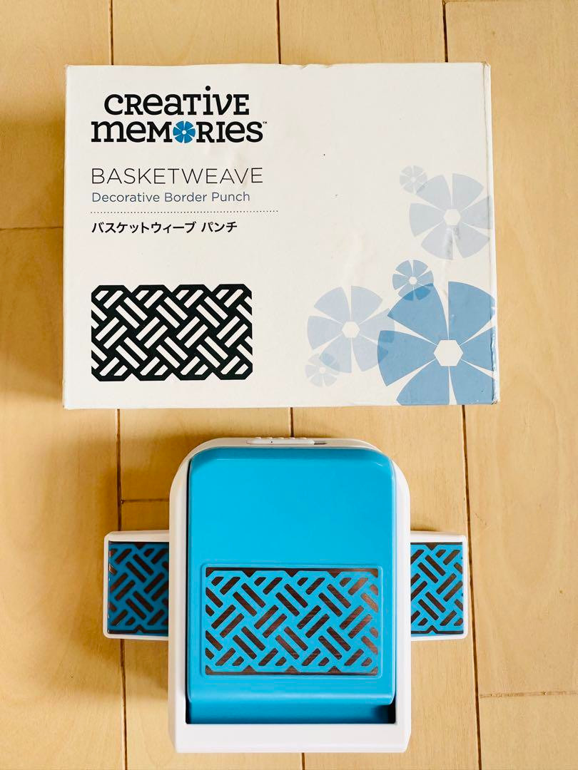 Creative Memories BASKETWEAVE Decorative Border Punch