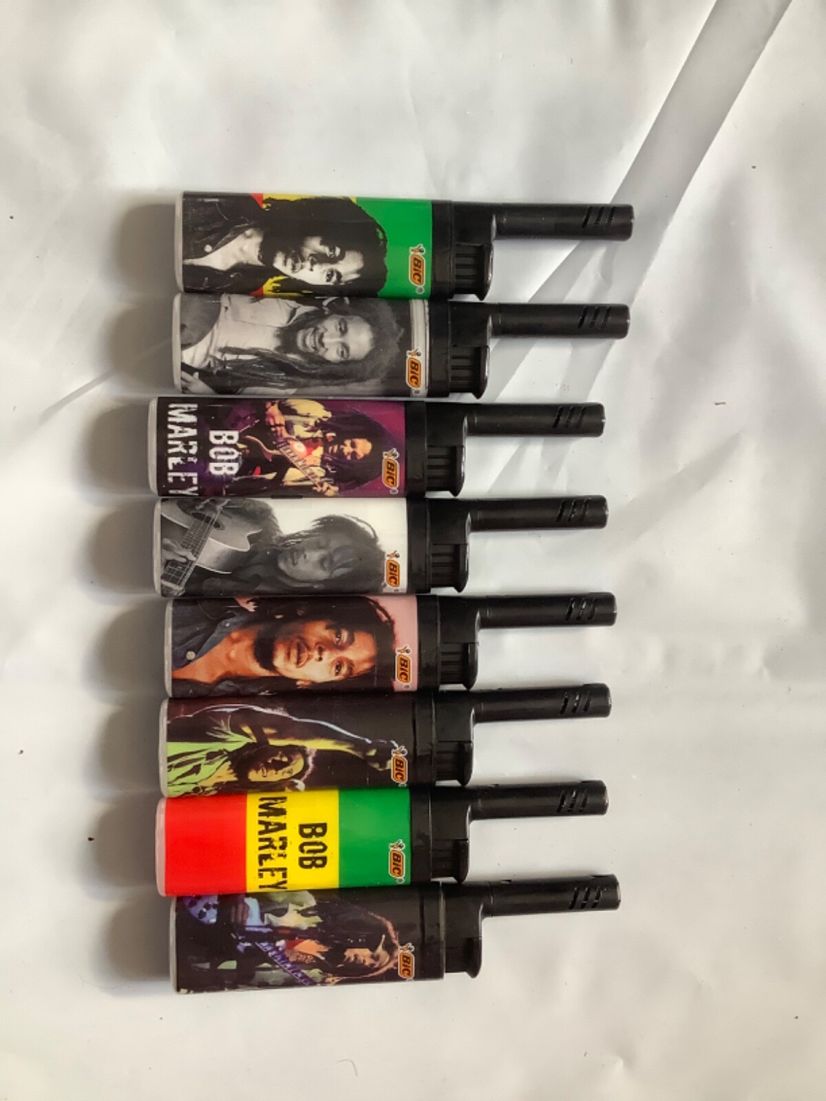 1/4/8 BIC EZ Reach Bob Marley Lighters Candle Grills Firepits Multi Packs