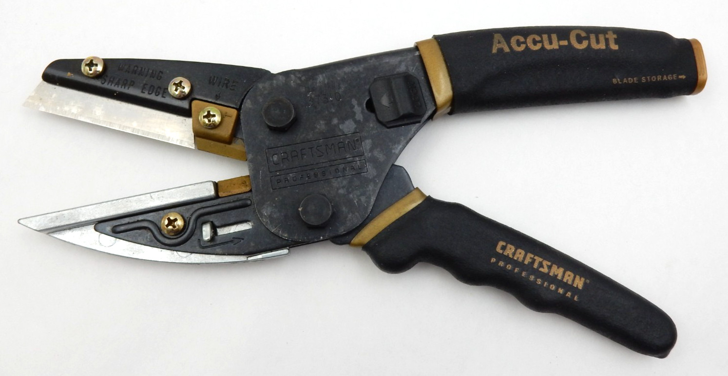 CRAFTSMAN PROFESSIONAL ACCU-CUT 3-IN-1 HAND CUTTING TOOL #37310 - MADE IN USA