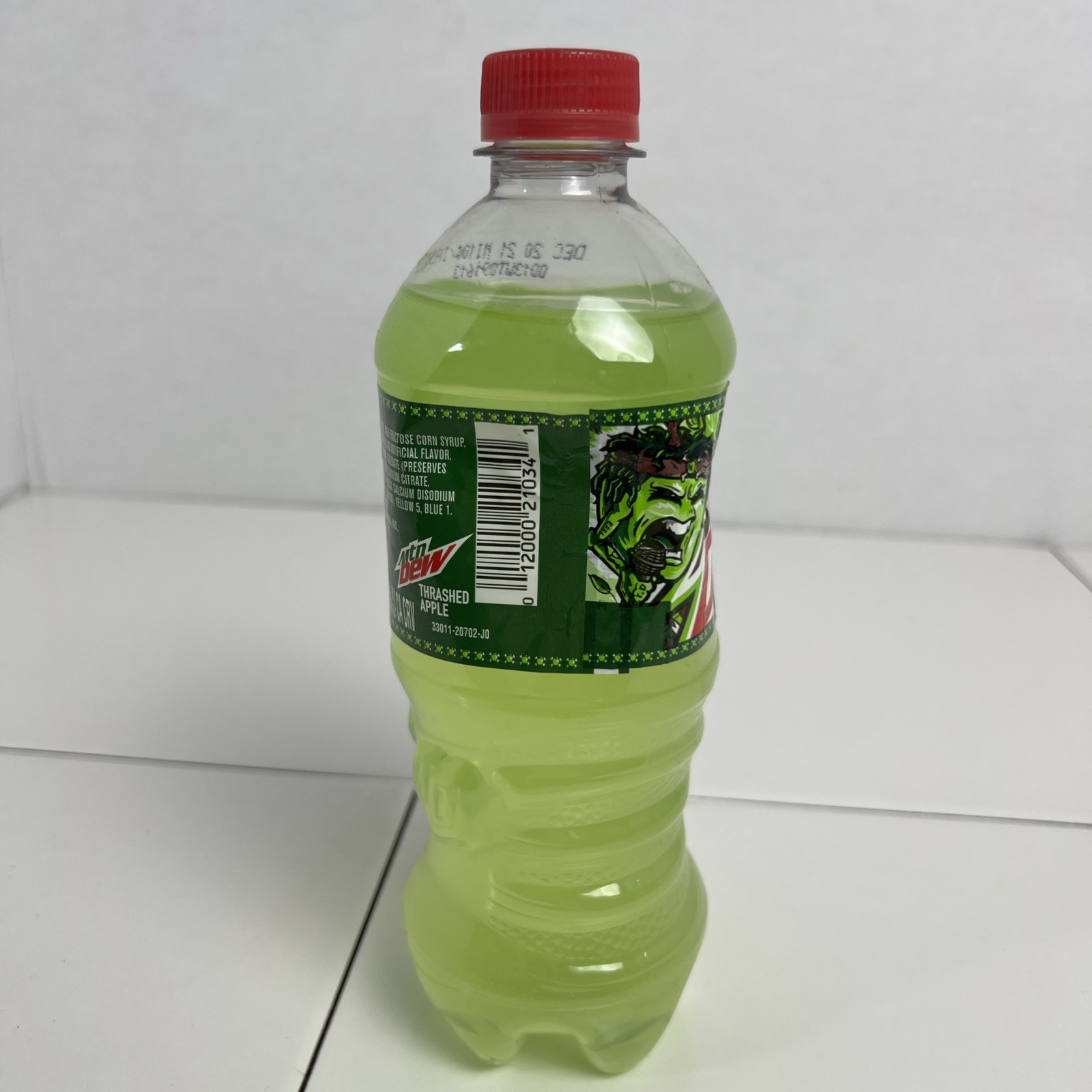 Trashed Apple Mountain Dew 2021, 20 Oz *Unopened, Expired Dec 20, 2021)