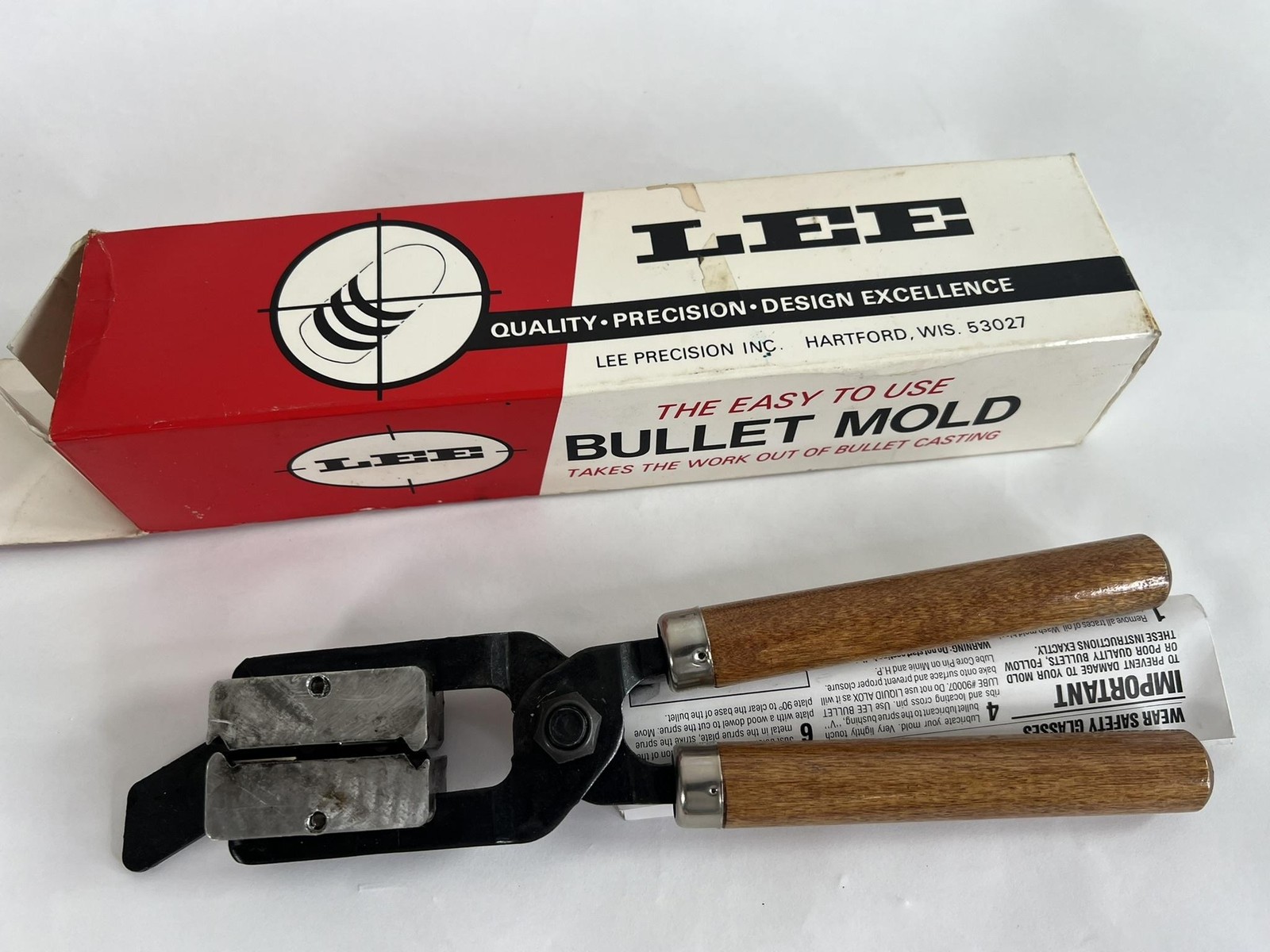 Lee Precision Bullet Mold Double Cavity .454 RB 140gr Round Ball W Box