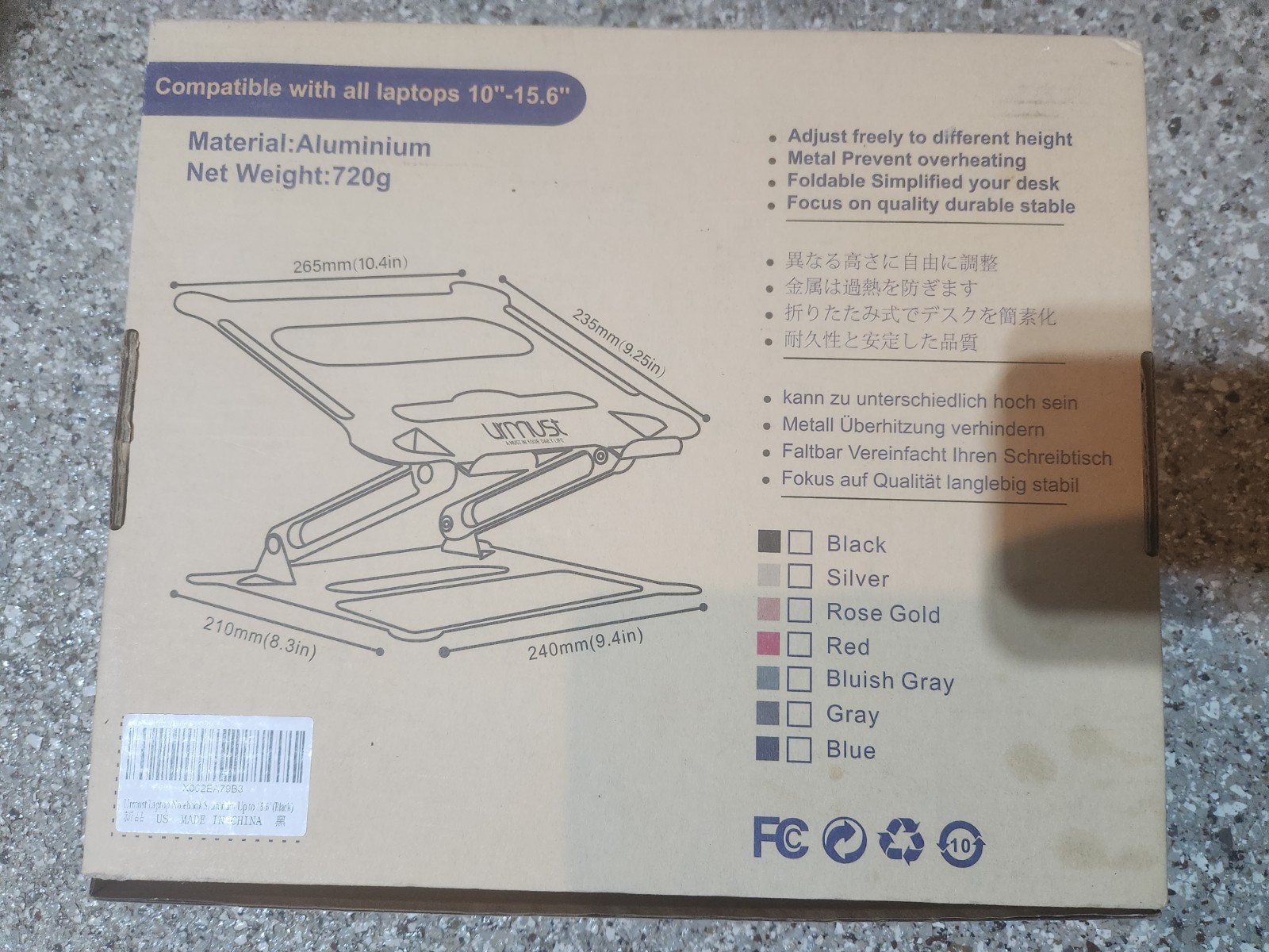 Ergonomic Adjustable Laptop Stand