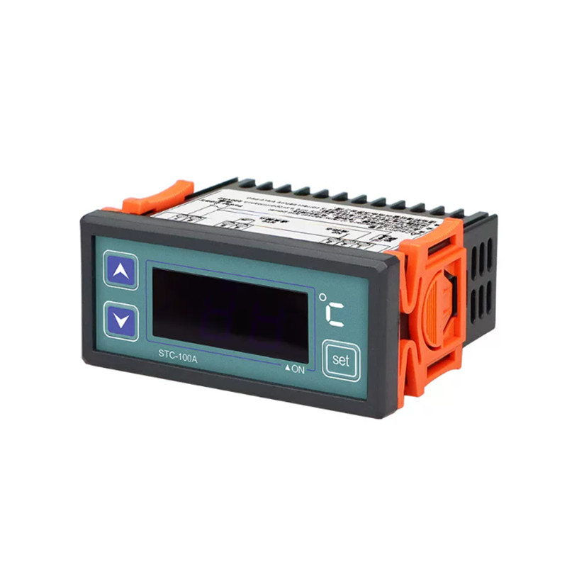 Digital Temp Controller Heat Cool Dual Relay 220V w/ Free Sensor Probe 1pcs