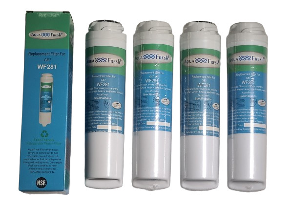 Aqua Fresh WF281 Refrigerator Water Filter For GE GSWF NEW! 4 PACK