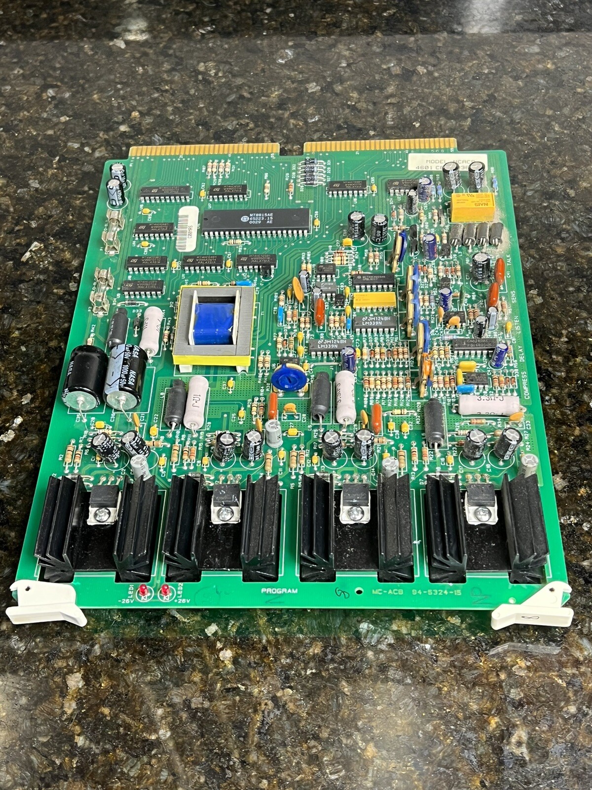 Bogen Multicom 2000 Analog Card MCACB Intercom System Used AS IS #1