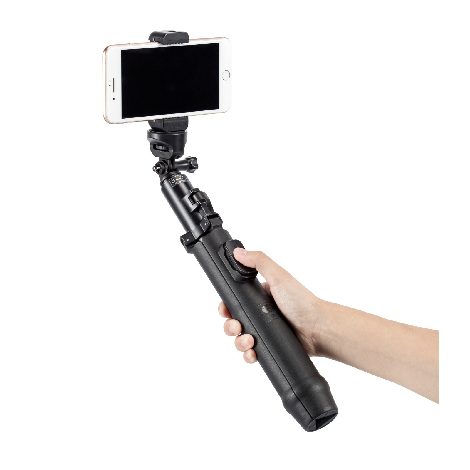 Sirui MS-01K Mobile Umbrella Tripod Selfie Stick & BT Remote / SmartPhone Clamp