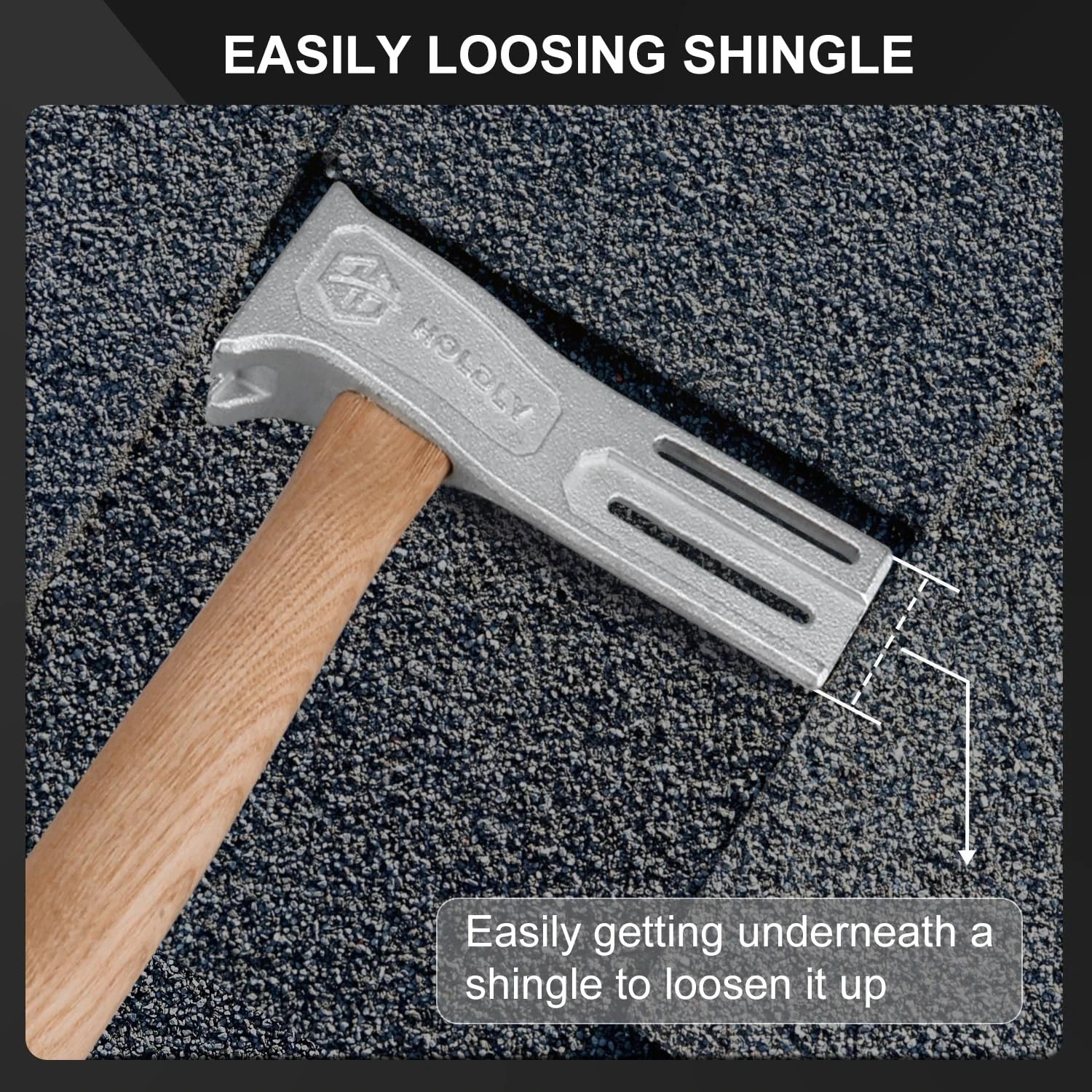 Martillo De Iman Para Roofing Con Mango De Madera Heavy Duty Herramientas Techos