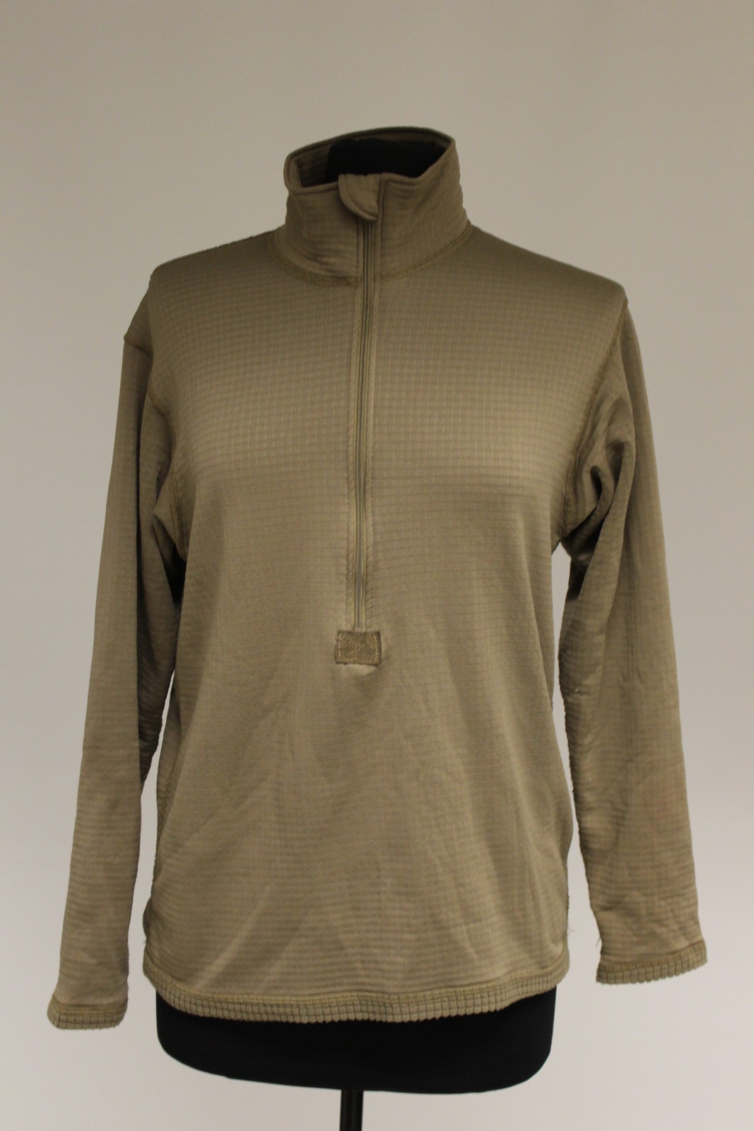 Mid-Weight Cold Weather Grid Fleece Under Shirt - Medium Regular - Coyote - Used