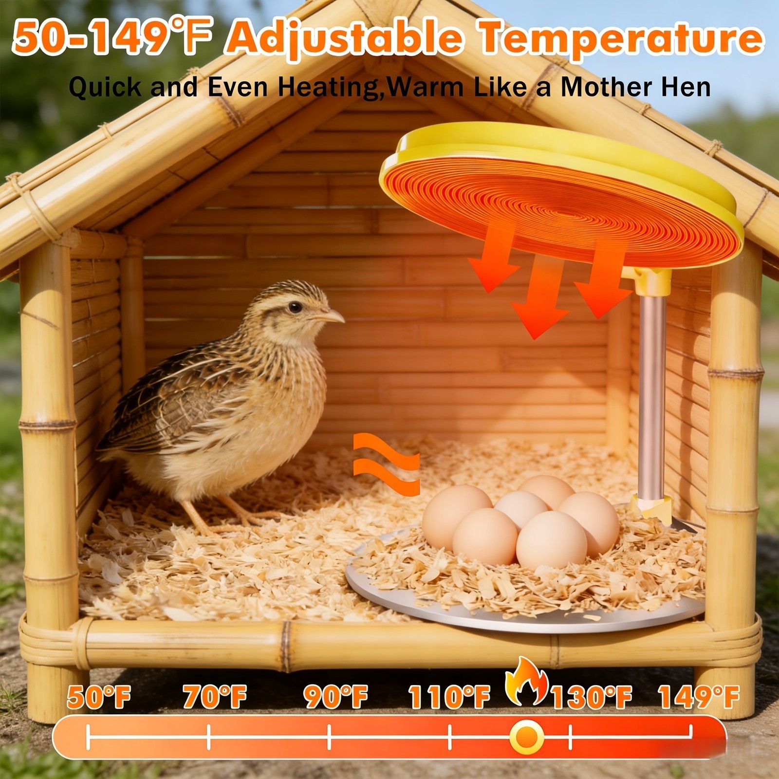 NEW Chick Brooder Heating Plate Brooder Heater for Chicks with Adjustable Height