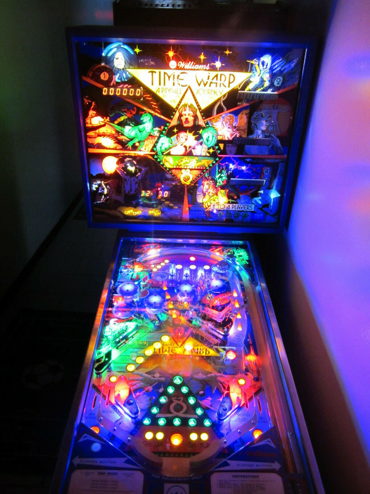 TIME WARP Pinball LED Lighting Kit custom SUPER BRIGHT KIT