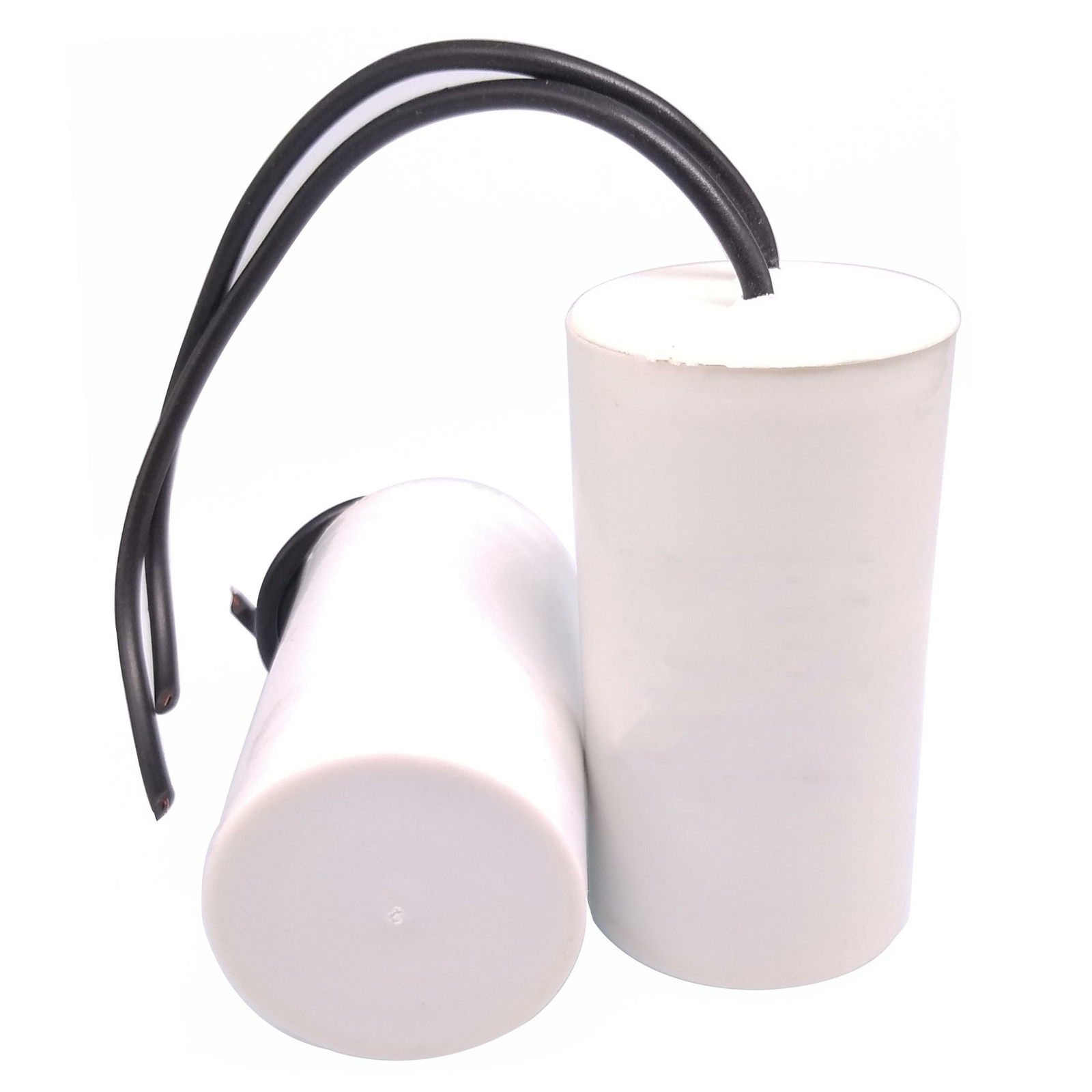 2pcs Capacitor Max 450V AC 10uF CBB60 For 250V AC 33mm x 64mm