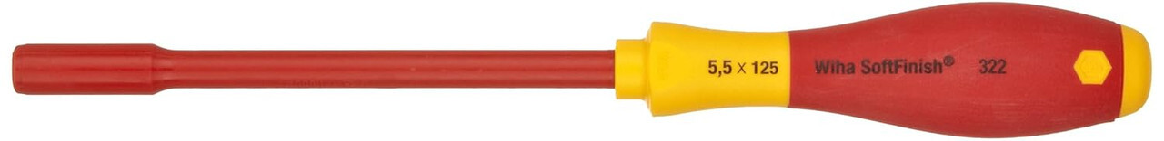 Wiha 32212 Insulated SoftFinish Nut Driver 5.5mm