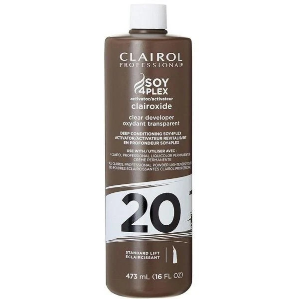 Clairol Professional Soy 4 Plex Clairoxide 20 Volume Clear Developer 16oz NEW!