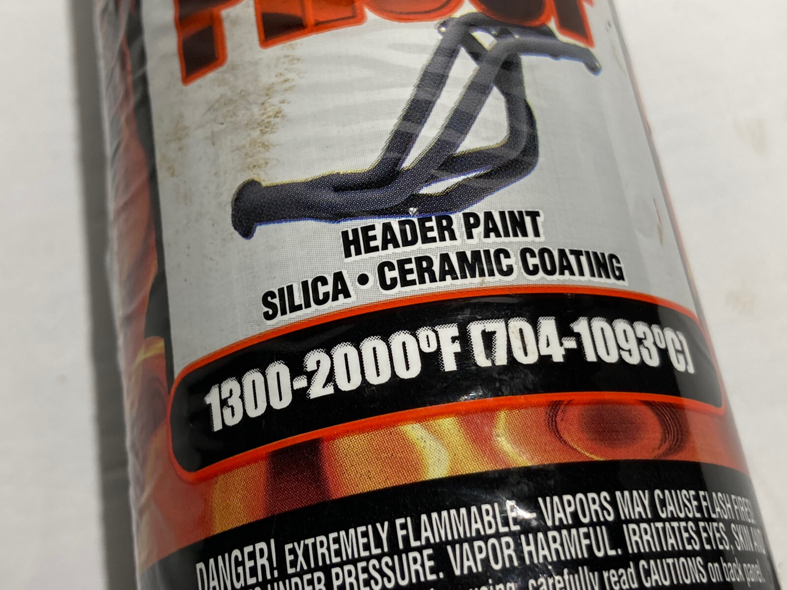 Engine Header, Paint Satin Silica Ceramic Coating 11oz VHT SP115 Shakes Well