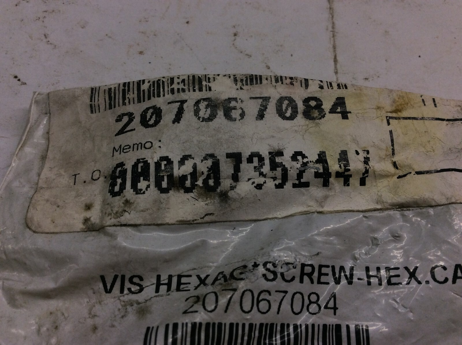 Ski Doo Hex Screw 207067084 New OEM M6 X 70 2004 MXZ 600 Renegade HO