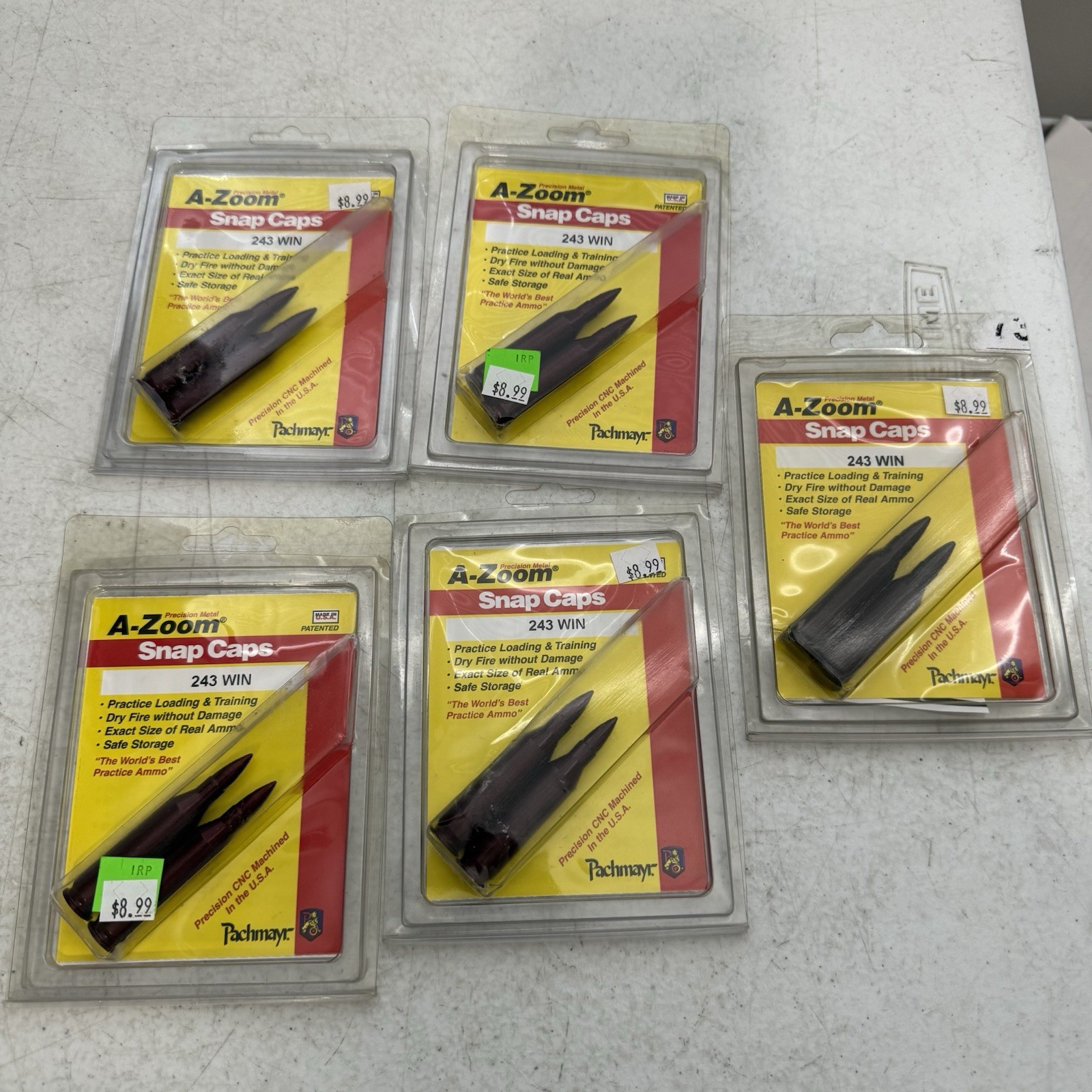 A-Zoom .243 Winchester Precision Metal Safety Snap Caps 2 Pack 12223 Lot Of 5