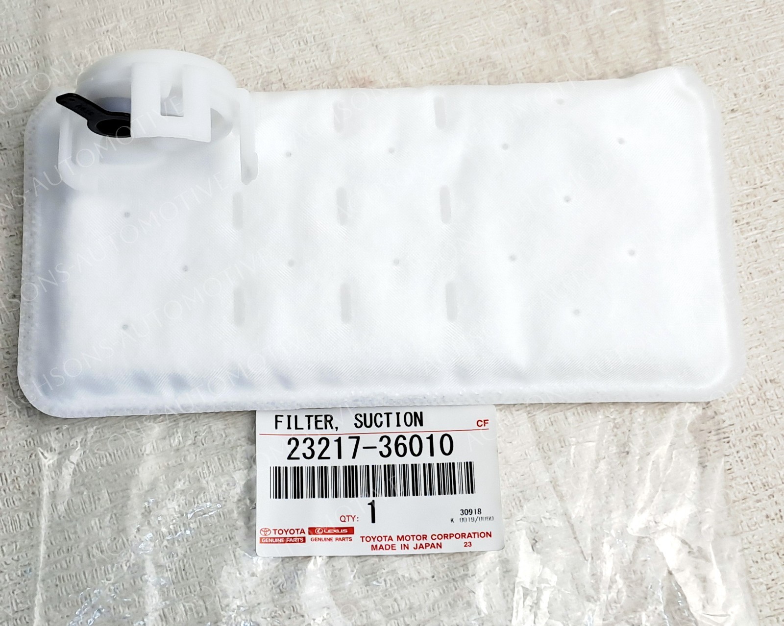 23217-36010 Lexus NX200t NX300 NX300h Genuine Fuel Pump Filter NEW OEM