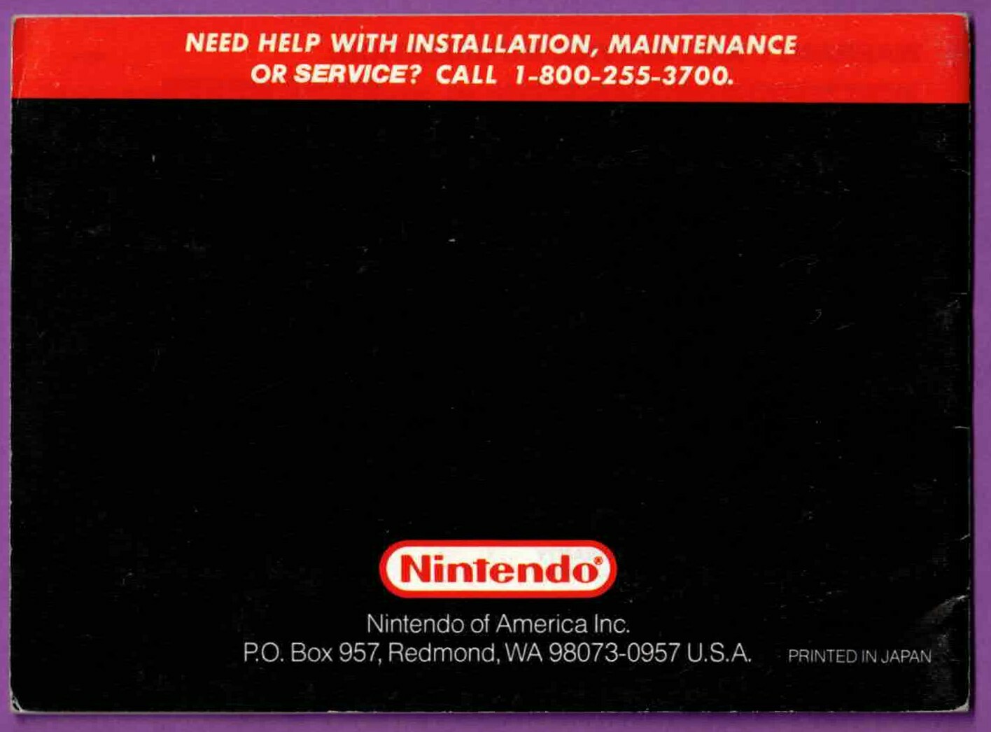 Golf (Nintendo Game Boy) Instruction Booklet ONLY