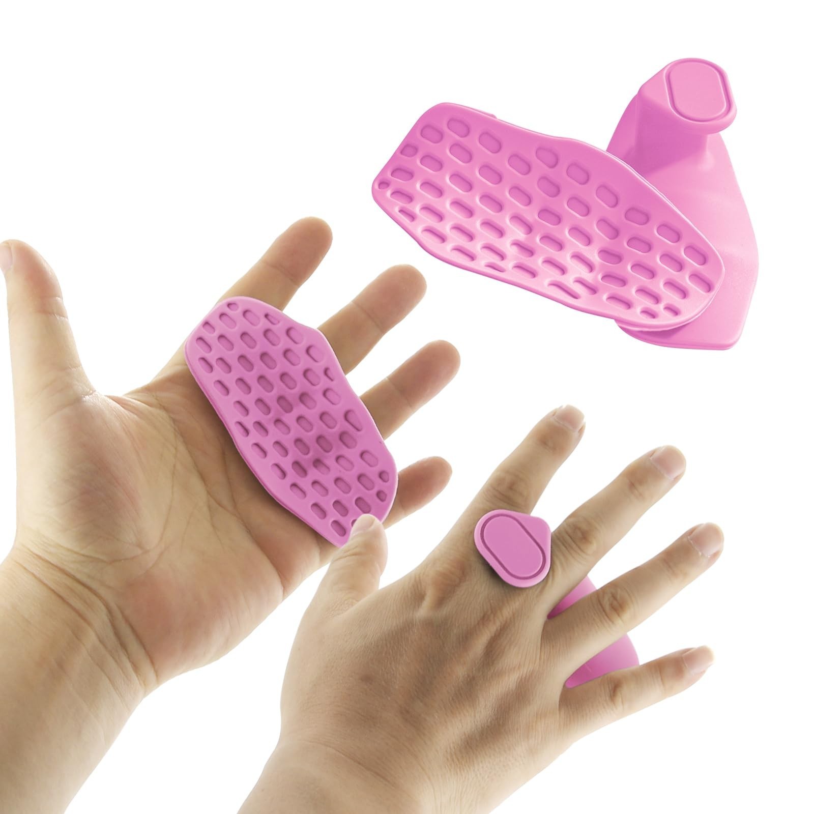Weight Lifting Grips - Rubber Anti-Slip Workout Grips, Ergonomics Hand Protec...