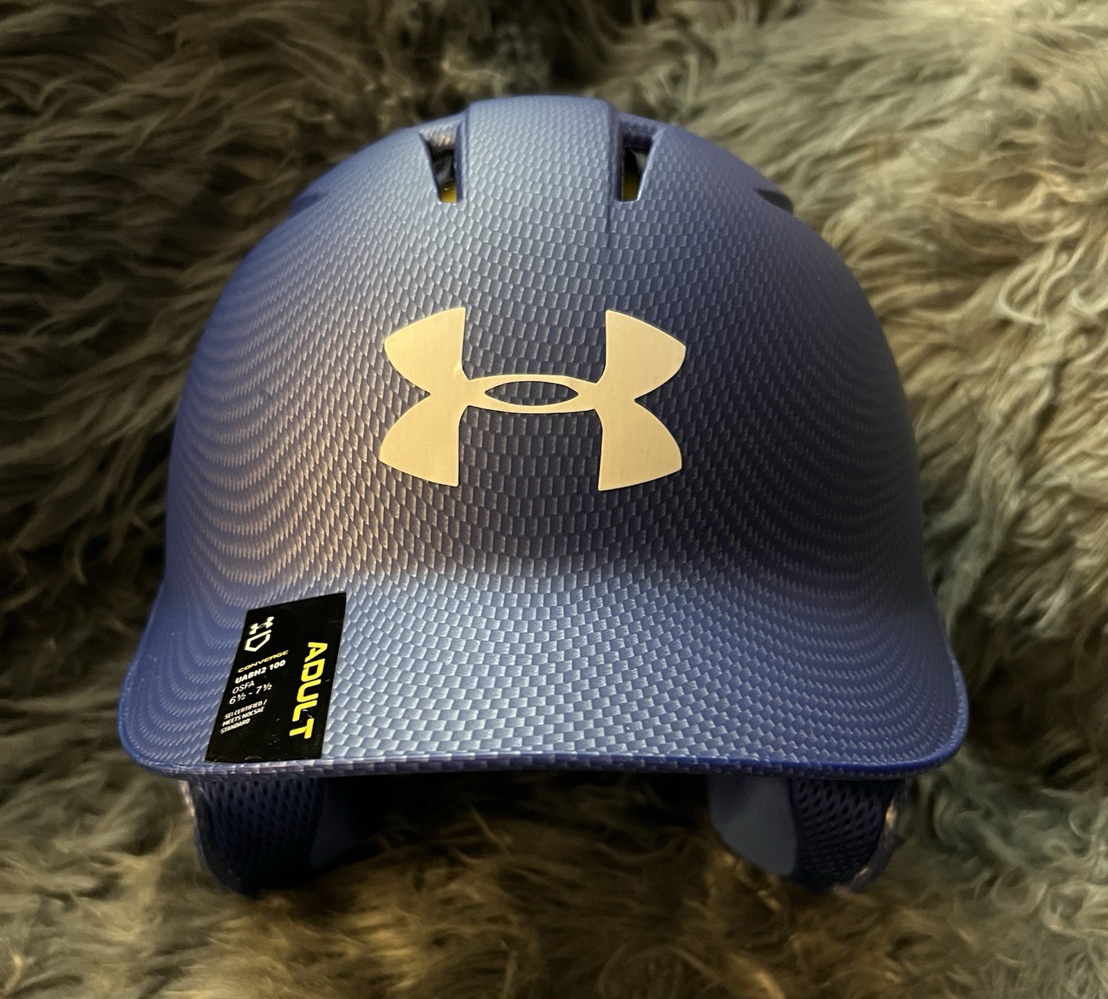 Under Armour UABH2-100 Adult Open Face Baseball Helmet Blue NOCSAE