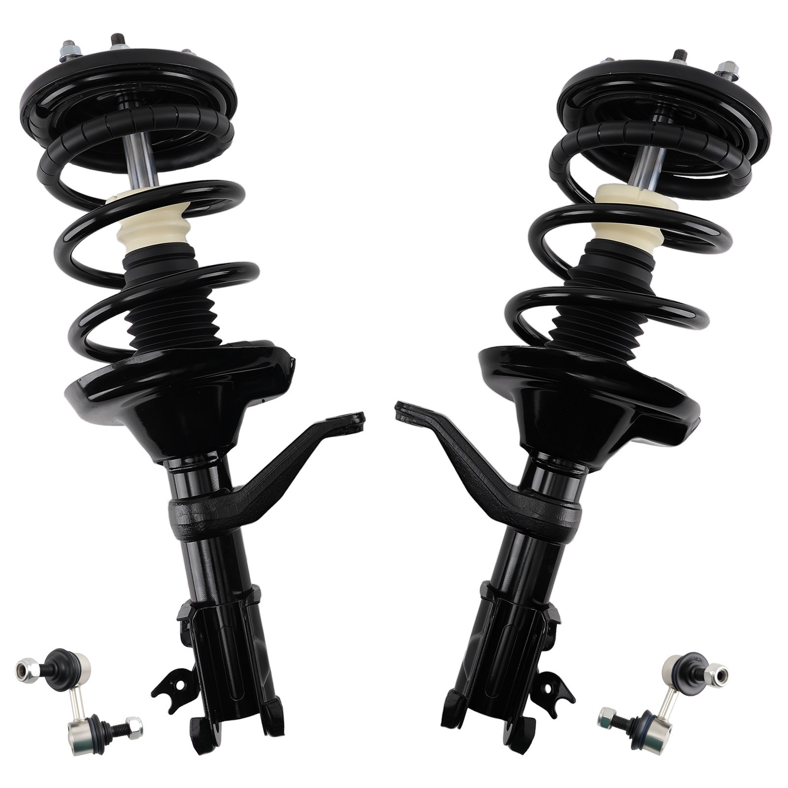 4x Front Shocks Struts Springs Assembly Sway Bar For 2003-2011 Honda Element 2.4