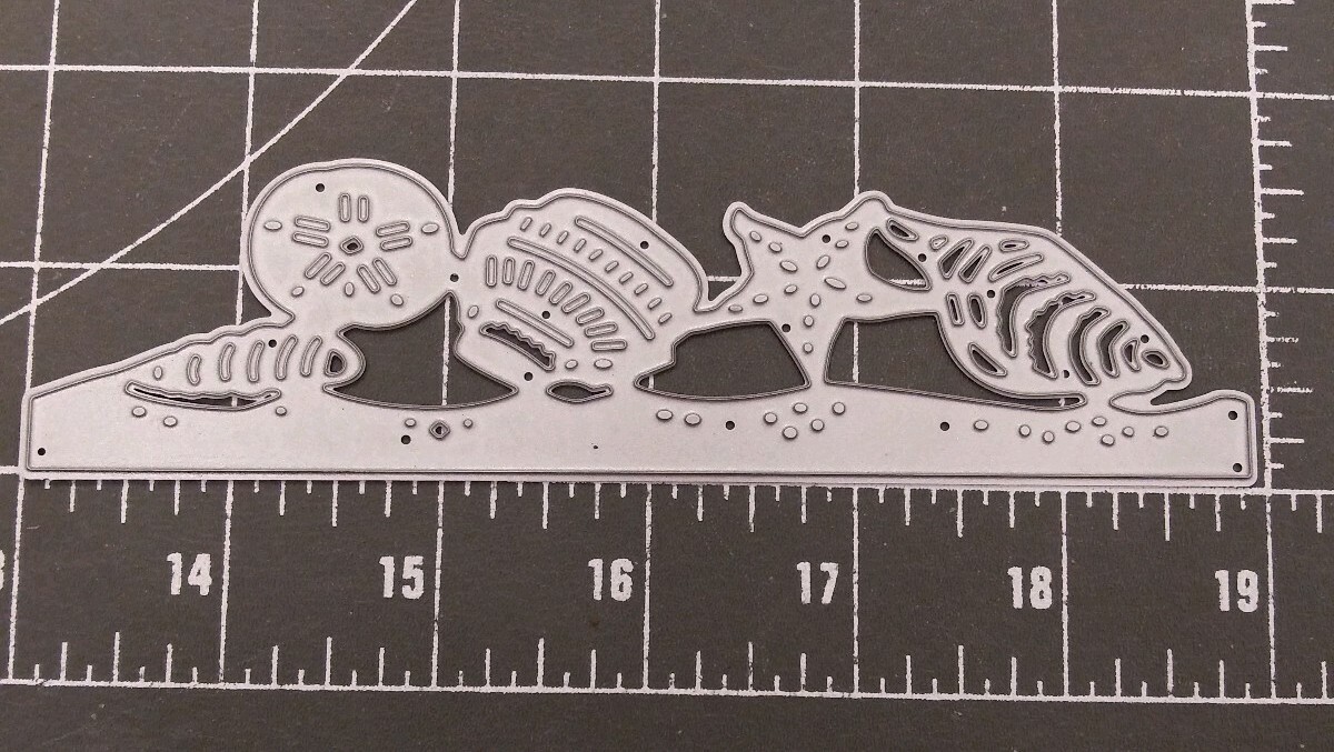Universal Die Cut Tool Thin Metal Emboss Border Seashell Sand Dollar Starfish