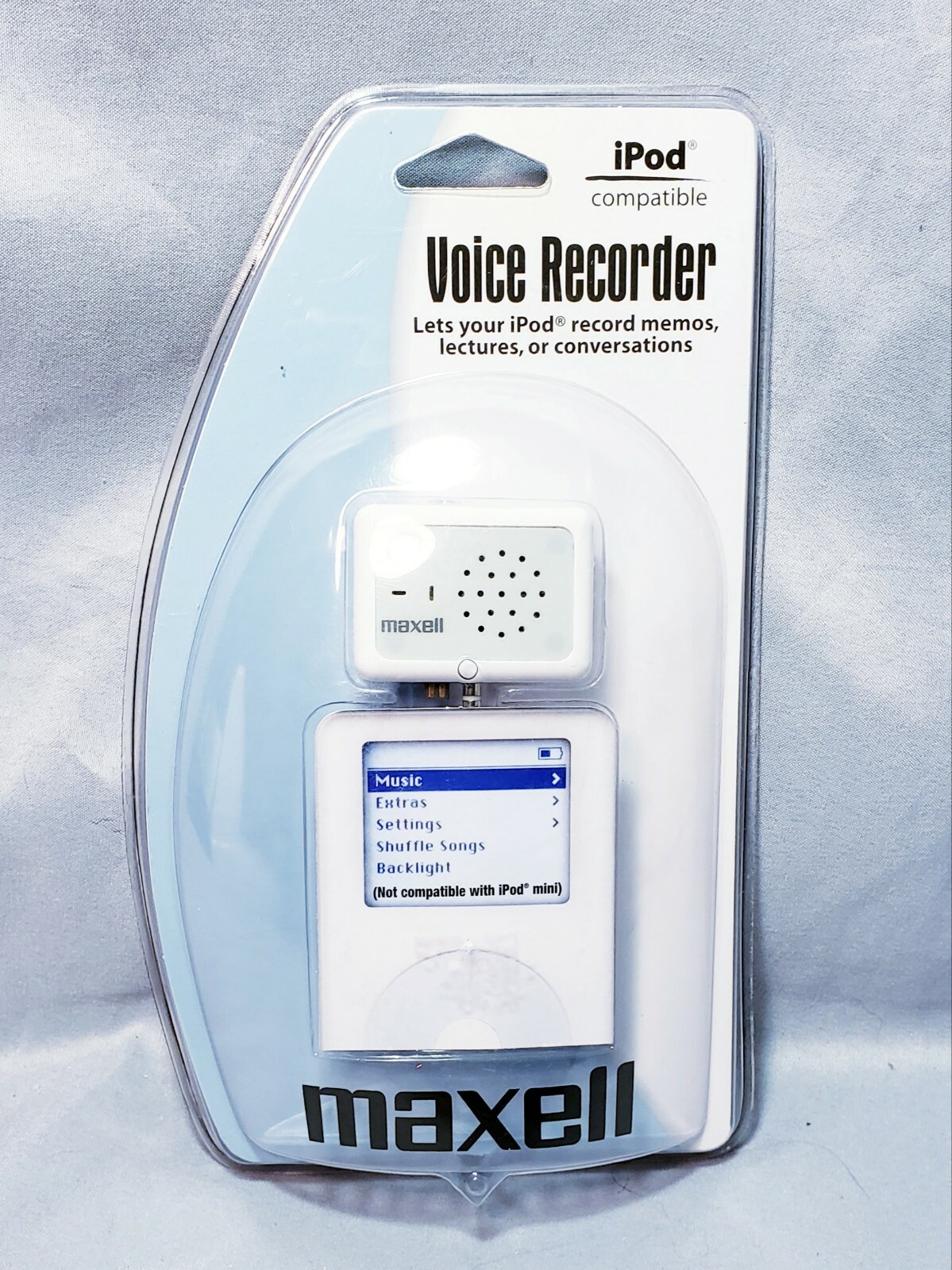 Maxell Voice Recorder iPod Record Memos New
