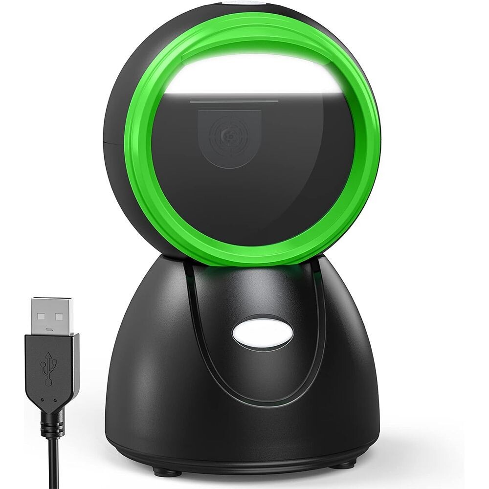 1D/2D/QR Desktop Barcode Scanner USB Hand-free 3Moudles Auto Code Reader POS PC