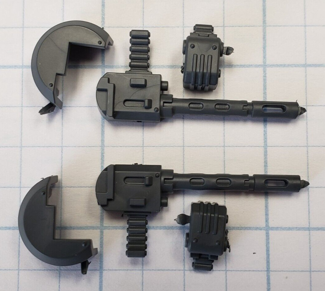 40k Space Marine Bits Primaris Invictor Warsuit Ironhail Heavy Stubber Kit