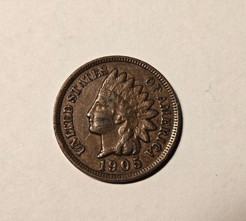 1905 INDIAN HEAD CENT VERY FINE CONDITION