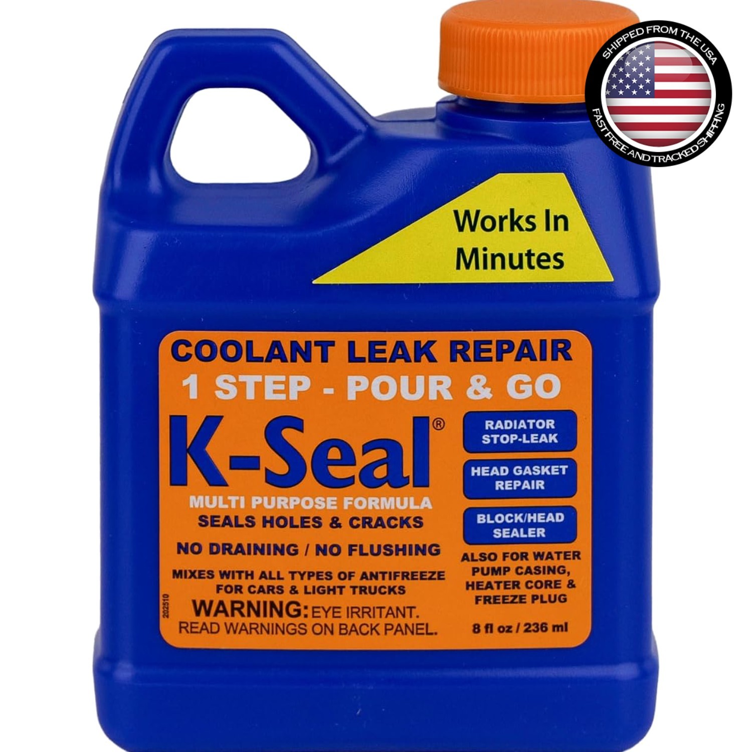 Professional-Grade 8oz Coolant Leak Repair - Pour, Go, and Drive with Confidence