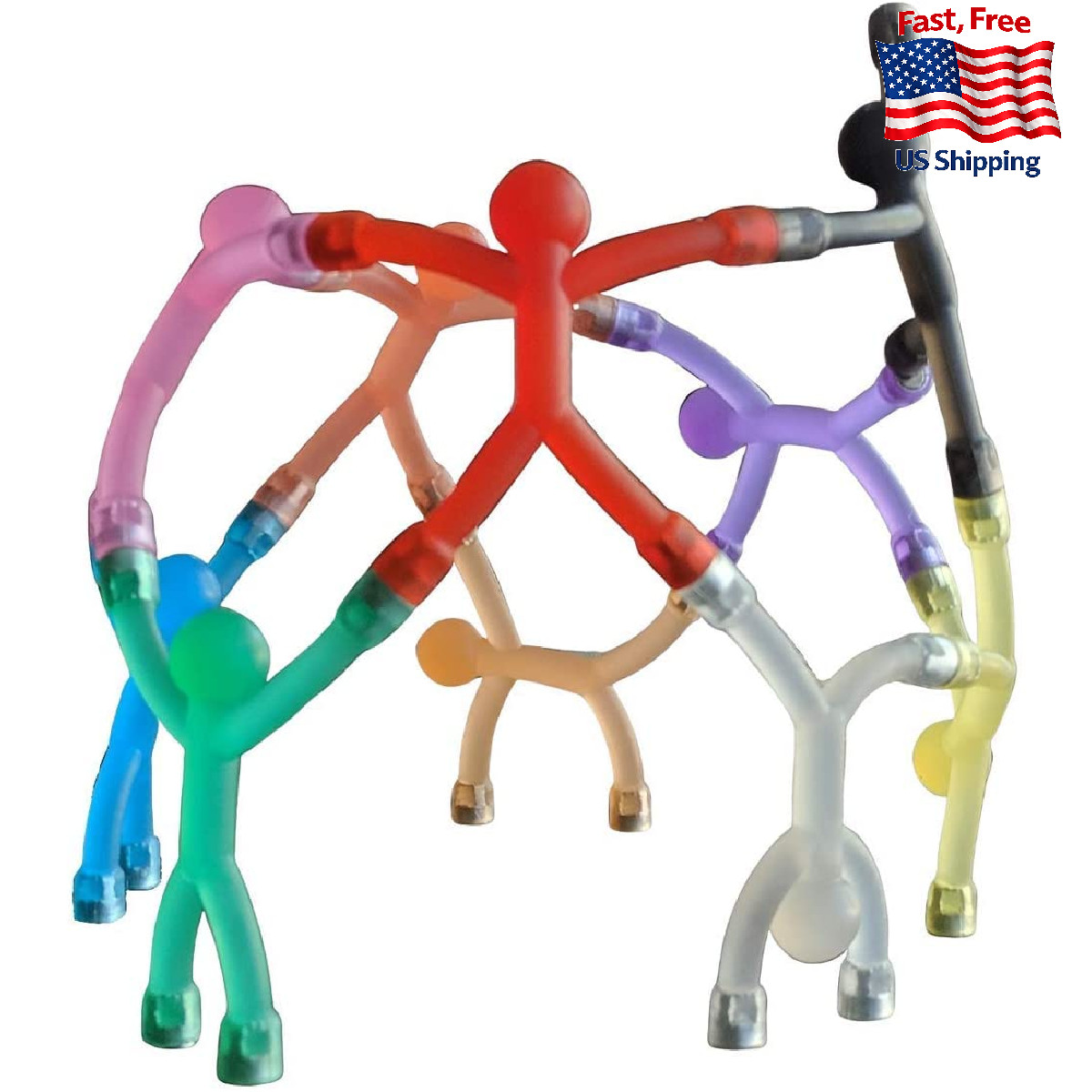 MAGMEN STEM Magnetic Travel Toys 10PC - Airplane Car Road Trip Fidget Sensory Ki