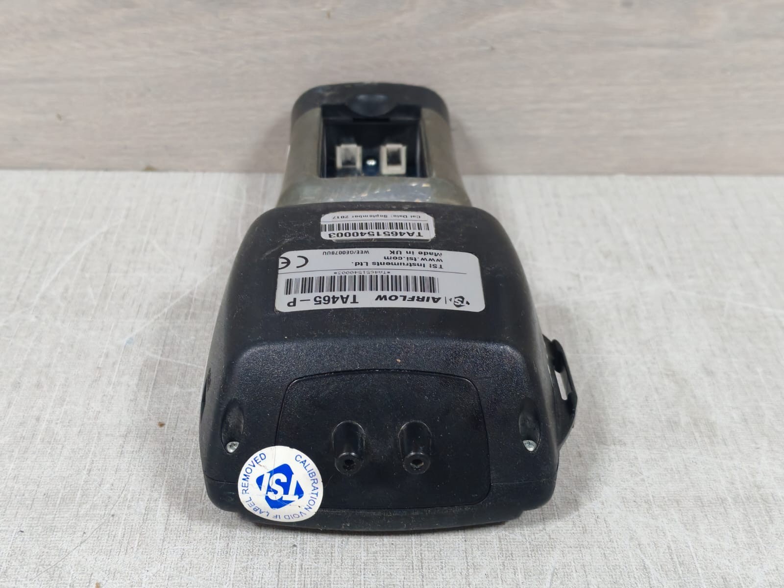 TSI Airflow Instruments TA465-P Multi-Function Ventilation-missing battery cover