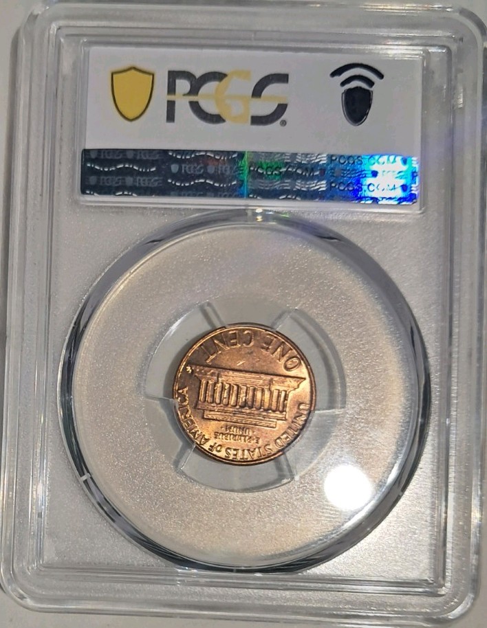 1982 Large Date Bronze Lincoln Memorial Small Cent PCGS MS63RD