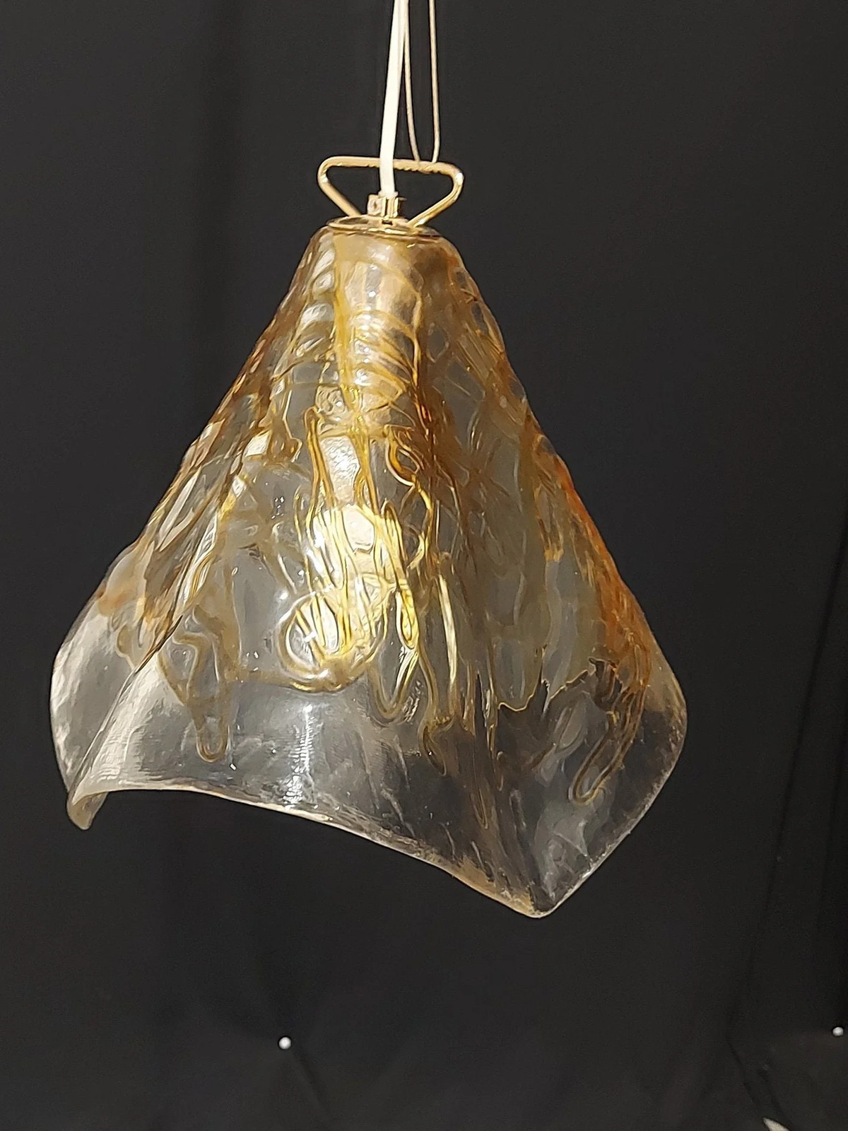La Murrina Glass Chandelier 1970s - Vintage Style and Crafts