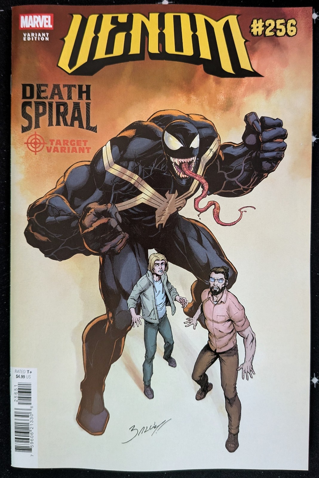 Venom #256 Mark Bagley Classified Target Variant NM