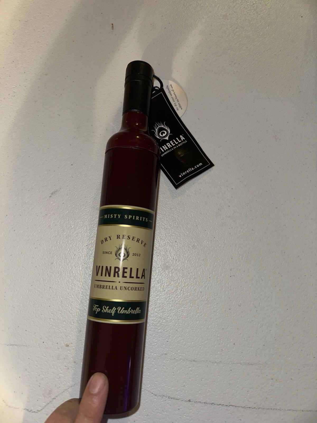 Vinrella Bottle Umbrella, Misty Spirits.Dry Reserve